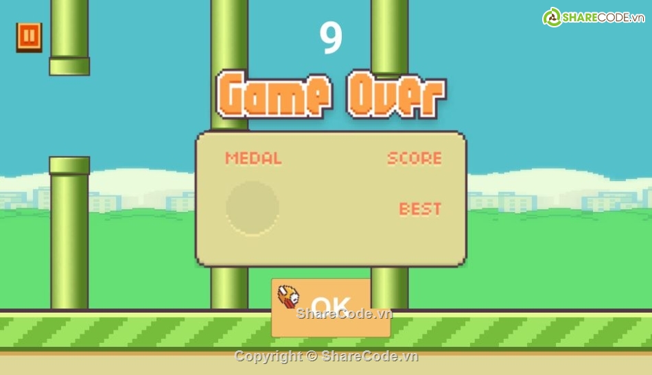 Game Flappy Bird,Code Unity,code game flappy bird,game flappy bird